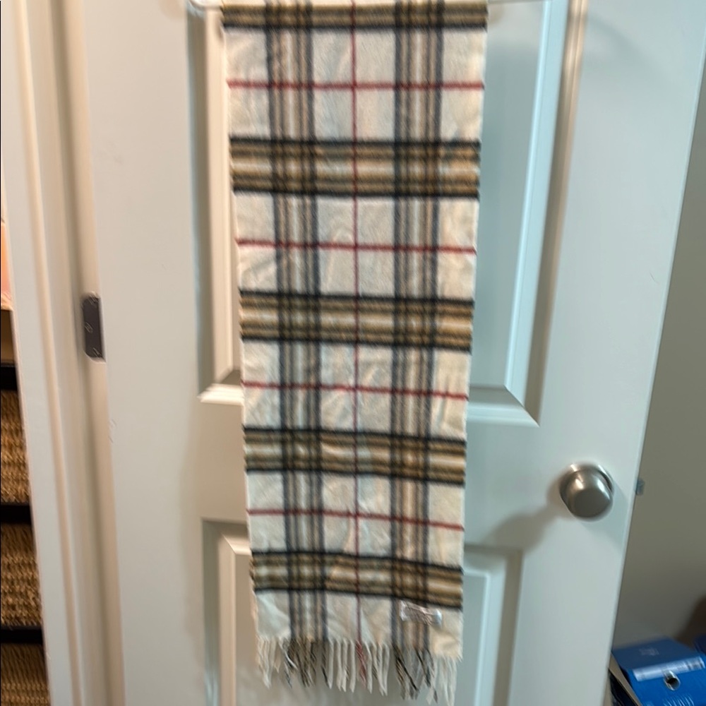 Preston & York Plaid Fringe Scarf